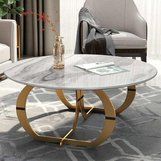 露西天然大理石茶几