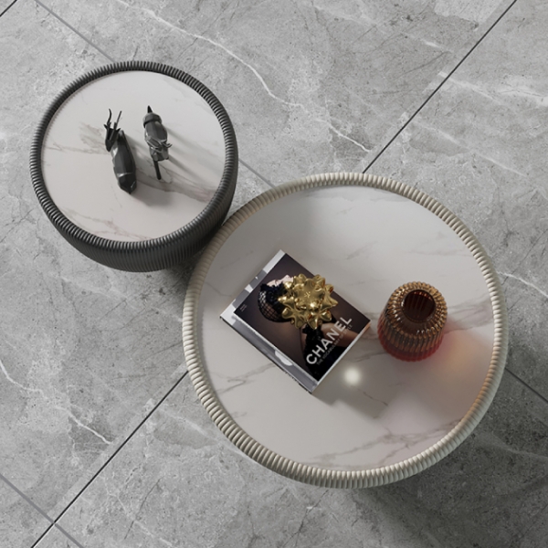 芙琳岩板時尚茶几組