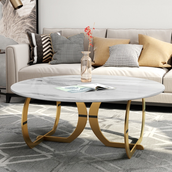 露西天然大理石茶几