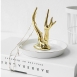 北歐鍍金鹿角首飾盤