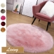 茱麗葉仿羊毛長絨圓型地毯