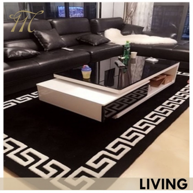 愛麗絲現代手工加厚晴綸地毯