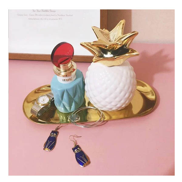 北歐金色菠蘿撲滿